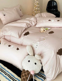100S Creamy Bunny Bedding Set