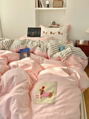 60S Peachy Comfort Bedding Set