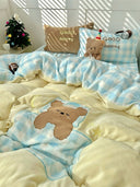 Bunny and Blush Tulips Bedding Set