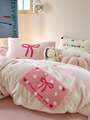 Blush Bow Haven BeddingSet