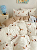 60S Ins Style Puppy Bedding Sets
