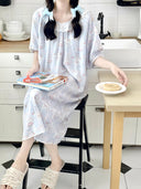 Ruffle Meow Lounge Dress