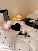 Charming Gingham Hearts Bedding Set
