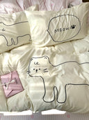 Milk Cat Mood Bedding Set