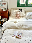 Ribbon Pearl Bedding Set