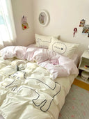Milk Cat Mood Bedding Set