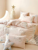Tencel Sweet Bow Cat Bedding Set