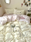 Milk Cat Mood Bedding Set
