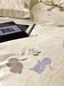 60S Meadow Bunny Bedding Set