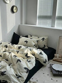 Black Butterfly Bedding Set