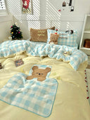 Bunny and Blush Tulips Bedding Set