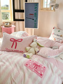 Blush Bow Haven BeddingSet