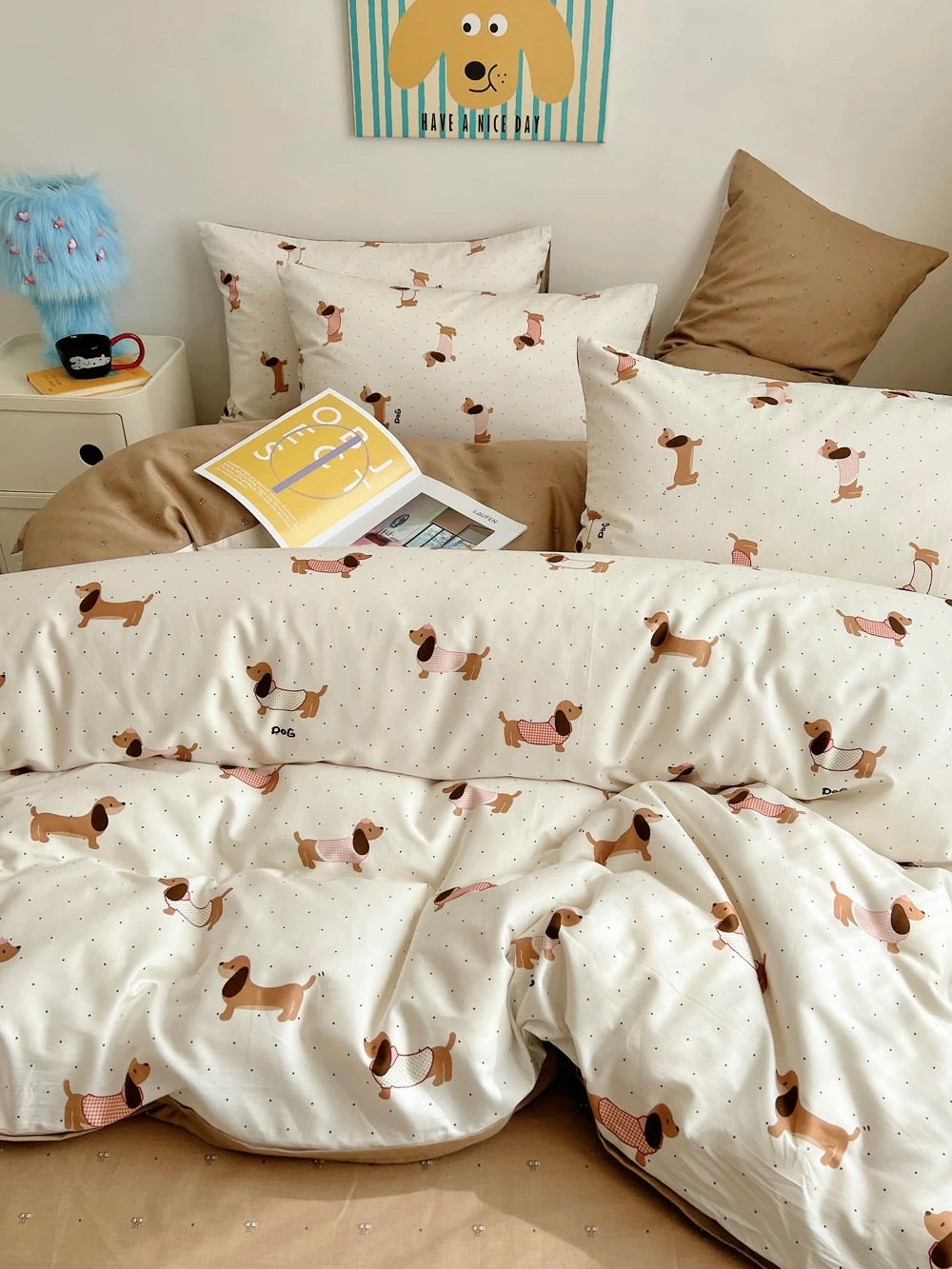60S Ins Style Puppy Bedding Sets – Vetta Sleep