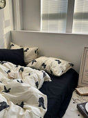 Black Butterfly Bedding Set