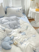 Balloon Adventure Tencel™ Bedding Set-Blue