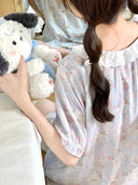 Ruffle Meow Lounge Dress