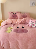 Piggy Pink Bedding Set