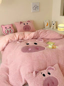 Piggy Pink Bedding Set