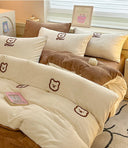 Brown Bear Bedding Set