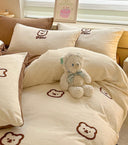 Brown Bear Bedding Set